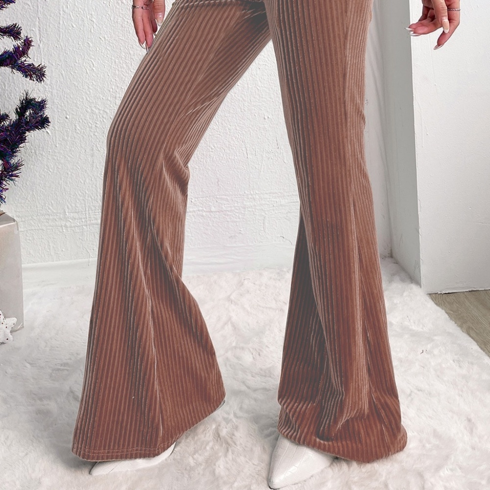 Dusty Pink Flare Bottoms